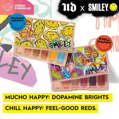 „Urban Decay Mini Naked Smiley Chill Happy“ akių šešėlių paletė, 1 vnt., 1 vnt.