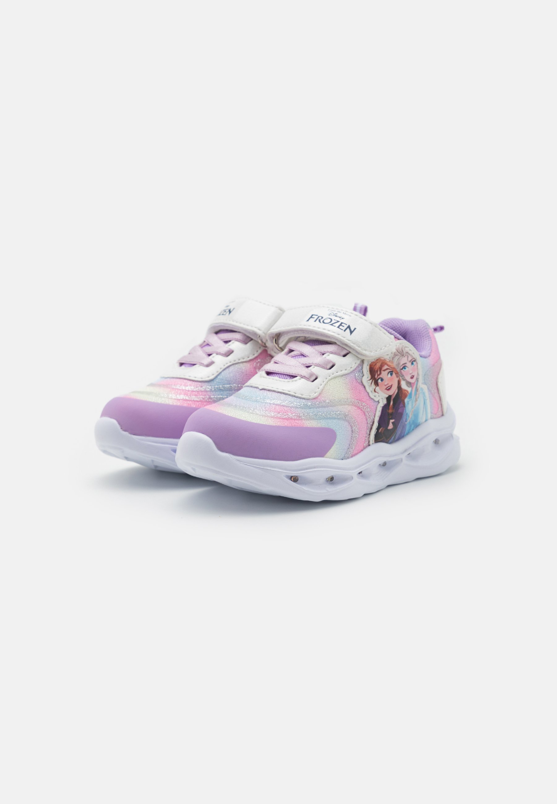 Friboo sneakers Disney Frozen Elsa - lage sneakers met knipperende zool - sneakers - lila