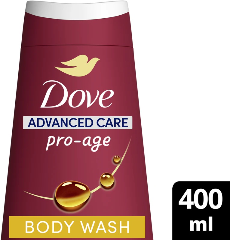 Dove Advanced Care Pro Age mitrinošā dušas želeja