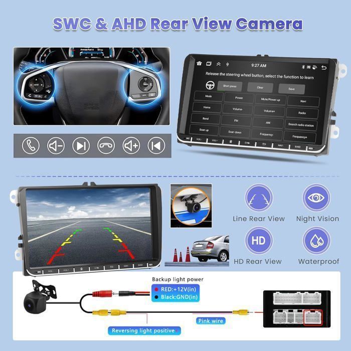 Android 15 autoradio voor VW/SEAT/SKODA - 9