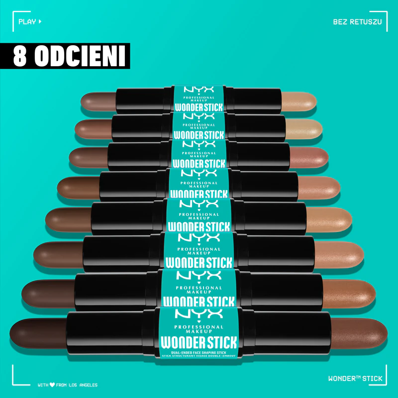 NYX Professional Makeup Wonder Stick Dual Face Lift Bastão de Contorno com Duas Pontas