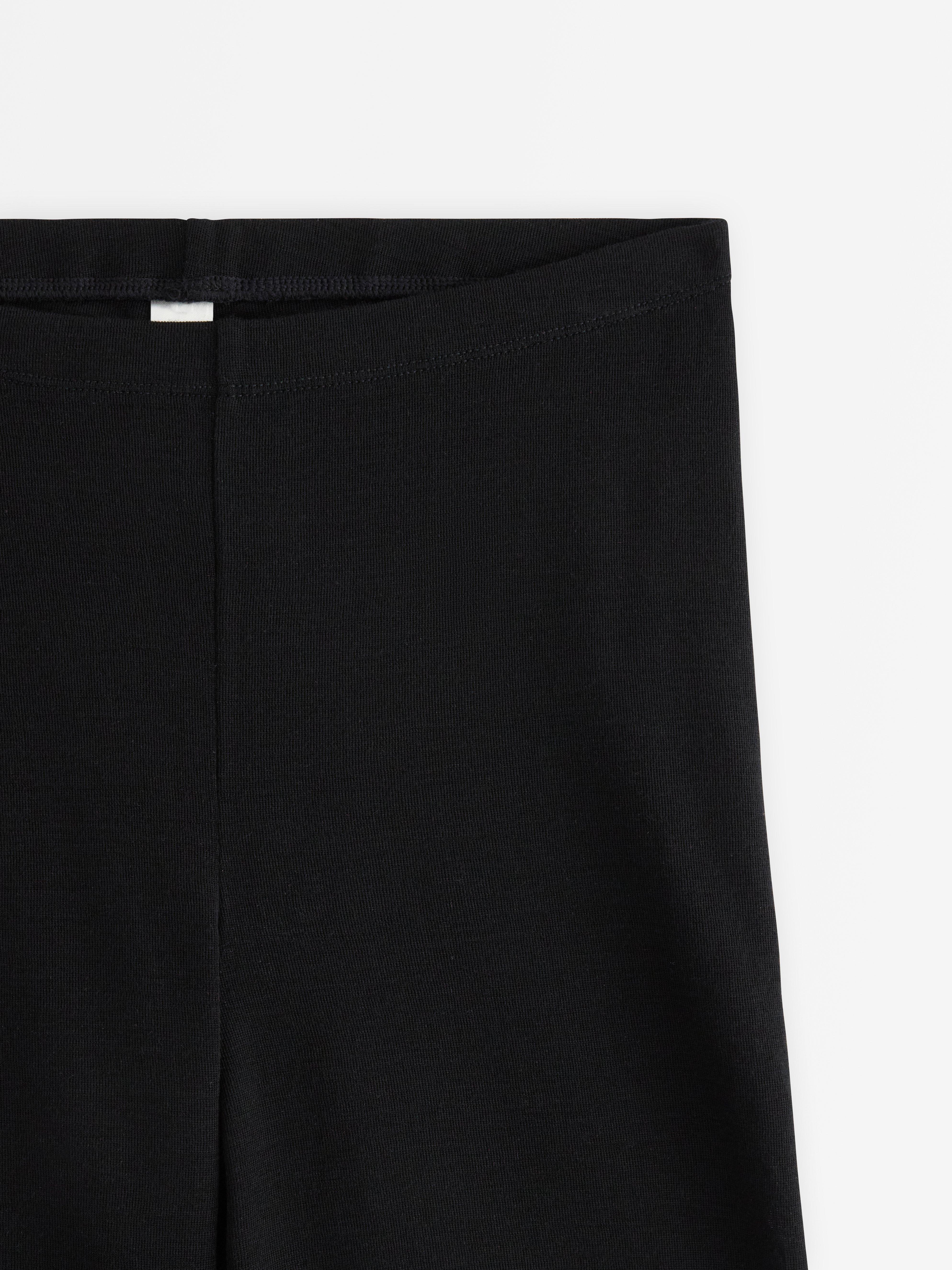 Pantalones de ciclismo de lana merino negros