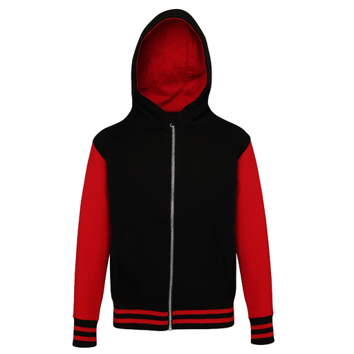  Chaquetilla Con Capucha Estilo Varsity