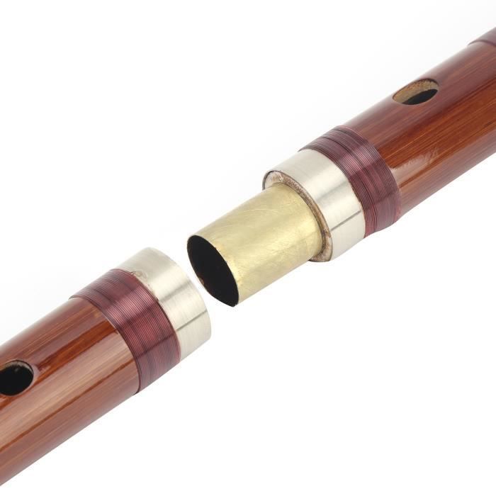 BEL-7643670128600-Dizi Instrumentenset mit traditionellen Orchesterinstrumenten in C-Dur, trockener, bitterer Bambusflöte und Aufbewahrungskoffer