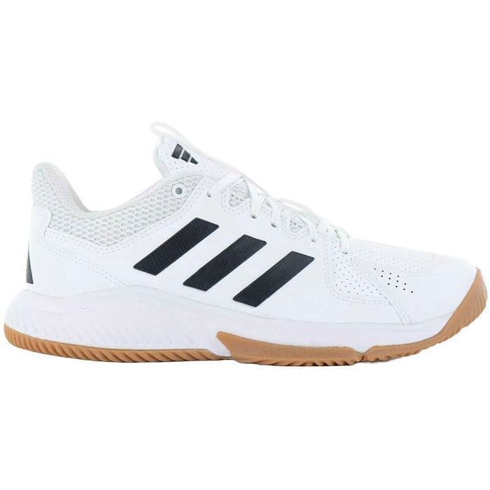 Scarpe da pallavolo indoor adidas Court Flight, bianche, unisex