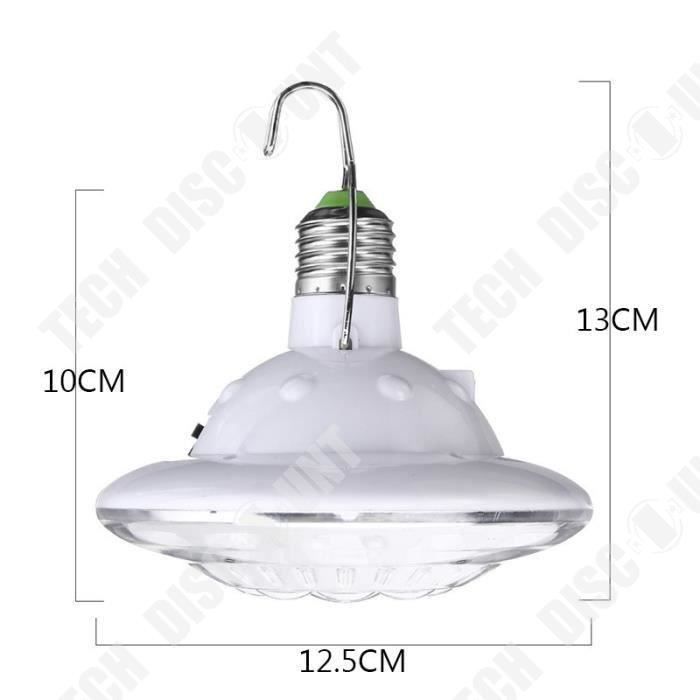 TD® 22LED Lampe solaire extrieur Jardin + télécommande + 6V 1W panneau solaire éclairage randonnée camping nuit lumière