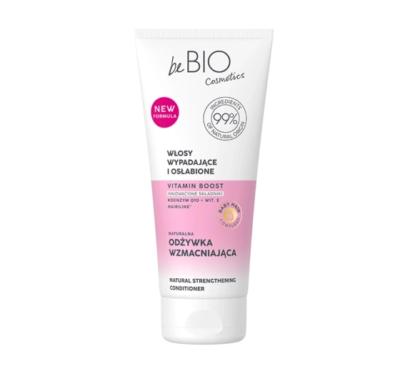 Bebio Vitamin Boost naturalna odżywka do włosów wypadających i osłabionych 200 ml