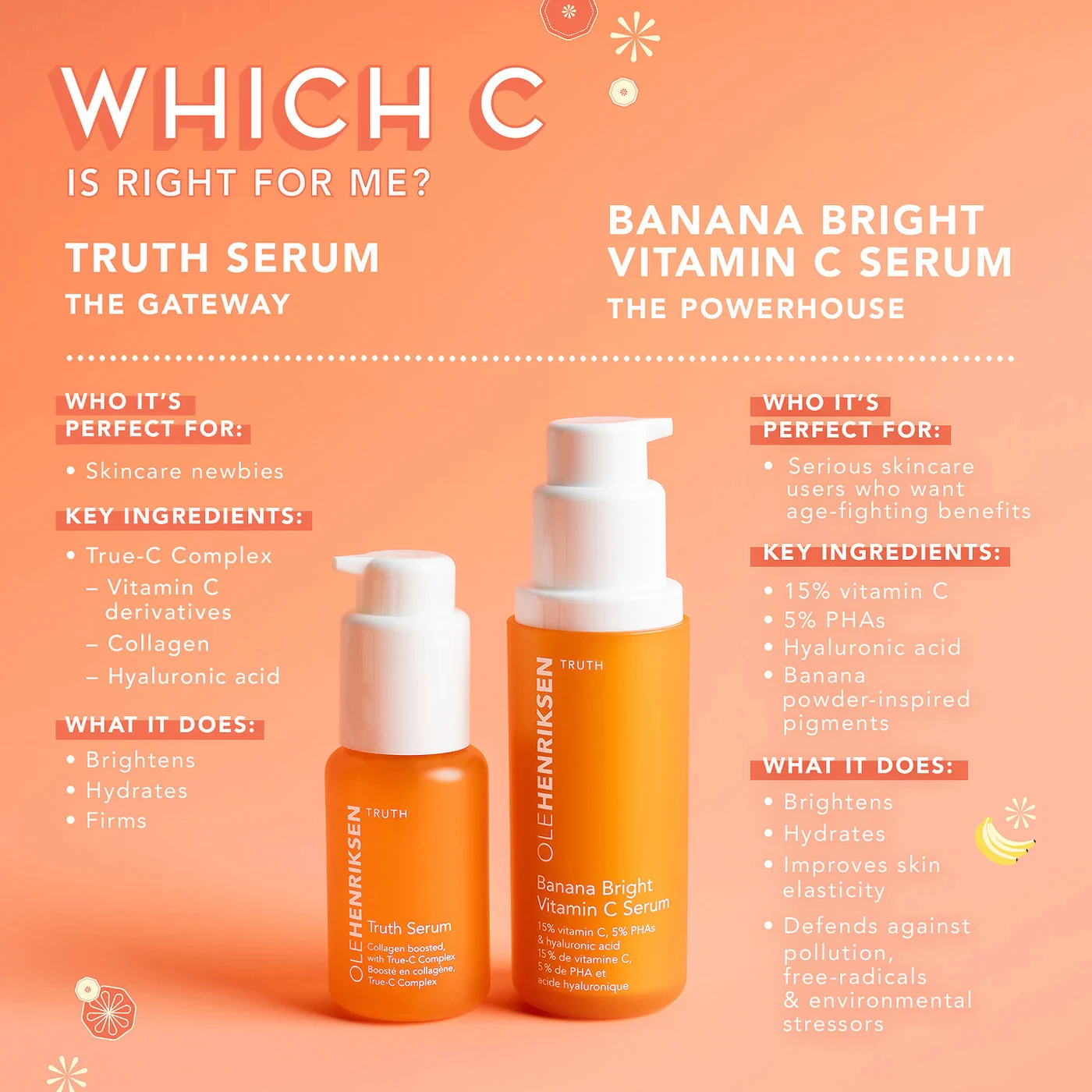 Banana Bright™ C-vitamin szérum 30 ml - Ole Henriksen