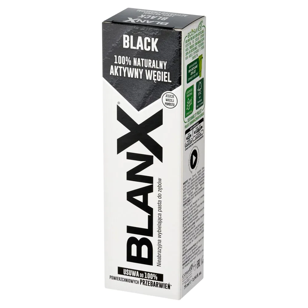 BlanX Pasta do zębów Black