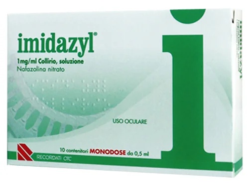 IMIDAZYL Imidazyl Gotas Oftálmicas 1 mg/ml Nafazolina 10 viales monodosis Descongestionante