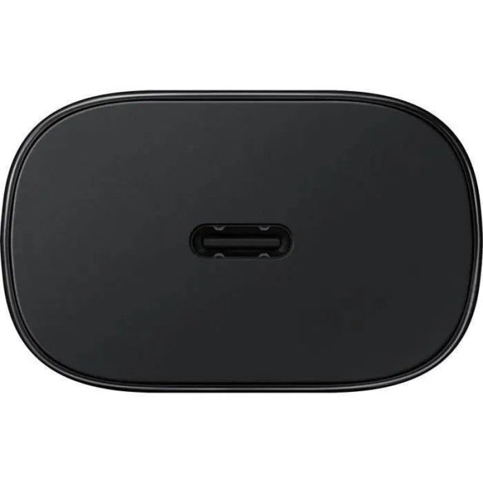 Cargador rápido de 25 W - Para smartphones Samsung Galaxy - Negro (Cable no incluido)
