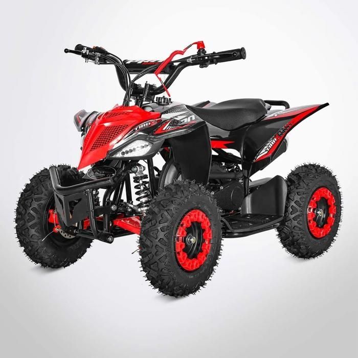 Quadriciclo de bolso TIRAX 49 - Mini Quadriciclo Infantil 50cc - Vermelho