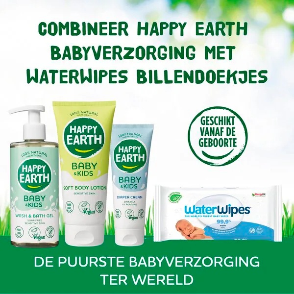 Happy Earth mazuļu un bērnu 100% dabīgs matu losjons<br>150ml