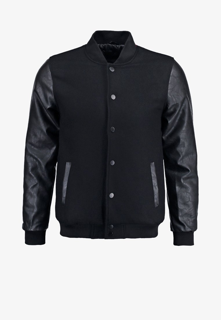 Urban Classics OLDSCHOOL COLLEGE - Kurtka typu bomber - czarna