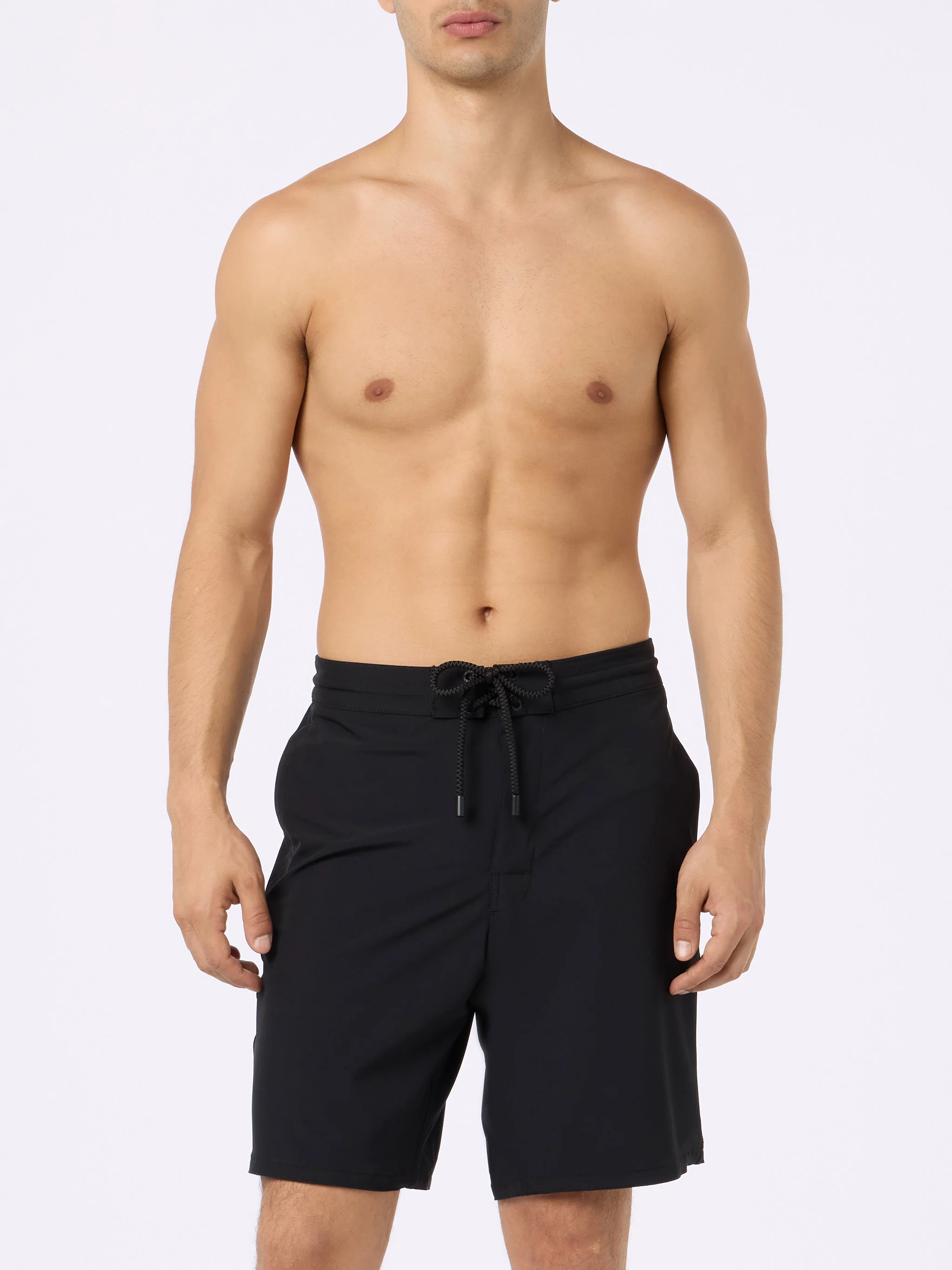 Costume lungo elasticizzato Comfort Surf nero