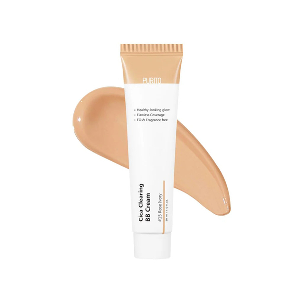 Κρέμα BB καθαρισμού Purito Cica #15 Rose Ivory 30ml