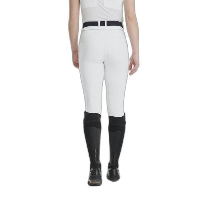 Pantalones de montar de competición Horse Pilot X-Aerotech para mujer, agarre medio - Blanco - XS