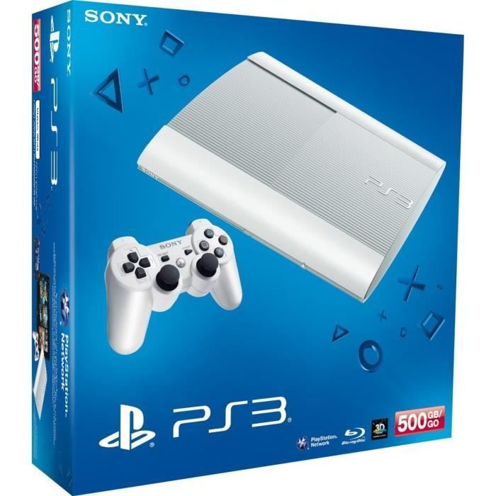 PS3 ULTRA SLIM White 500GB