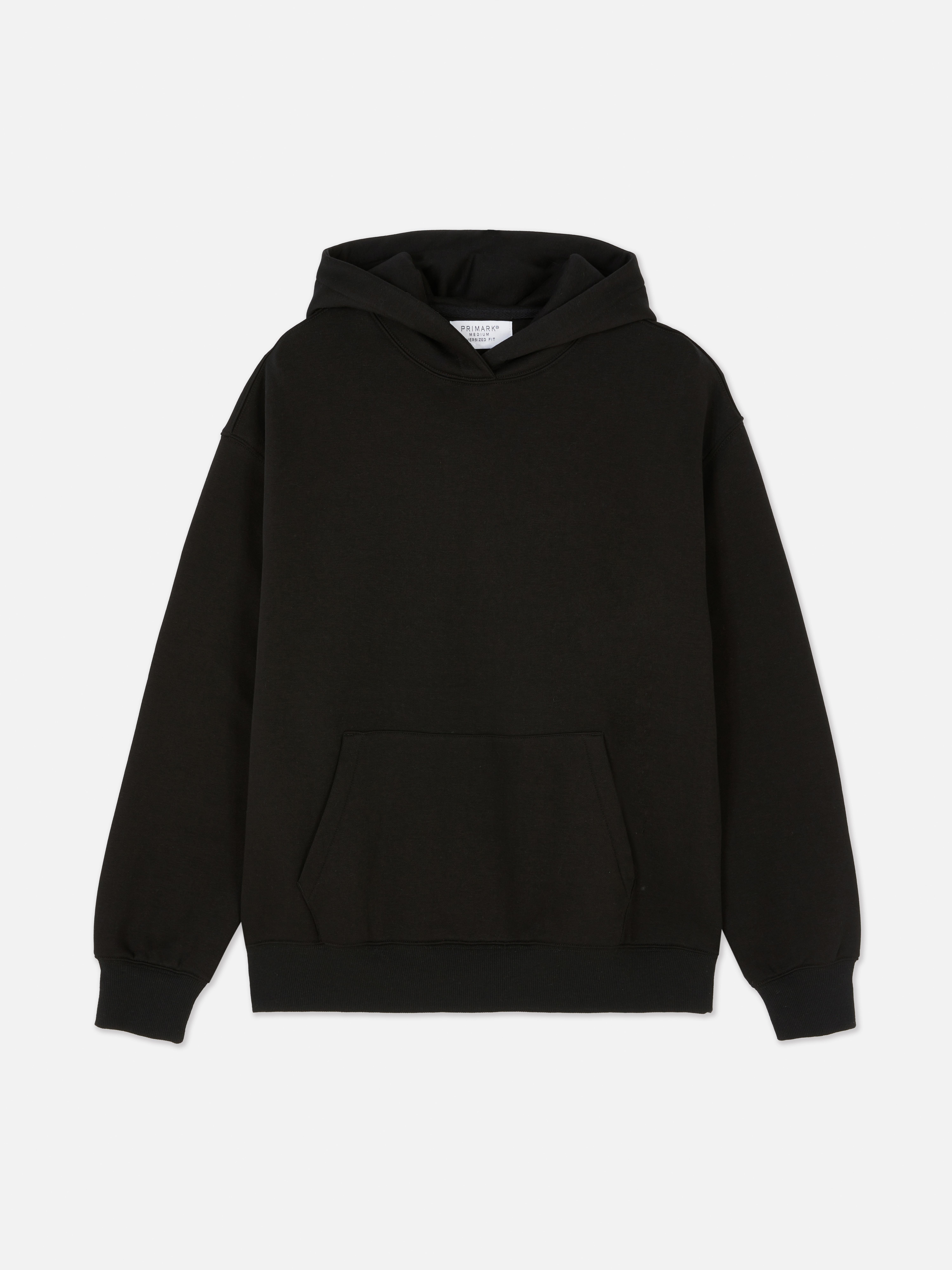 Felpa oversize in jersey. Felpa ampia e oversize con maniche lunghe e grande tasca a marsupio.