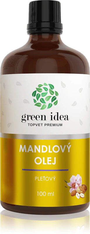 Óleo facial de amêndoa prensado a frio Green Idea