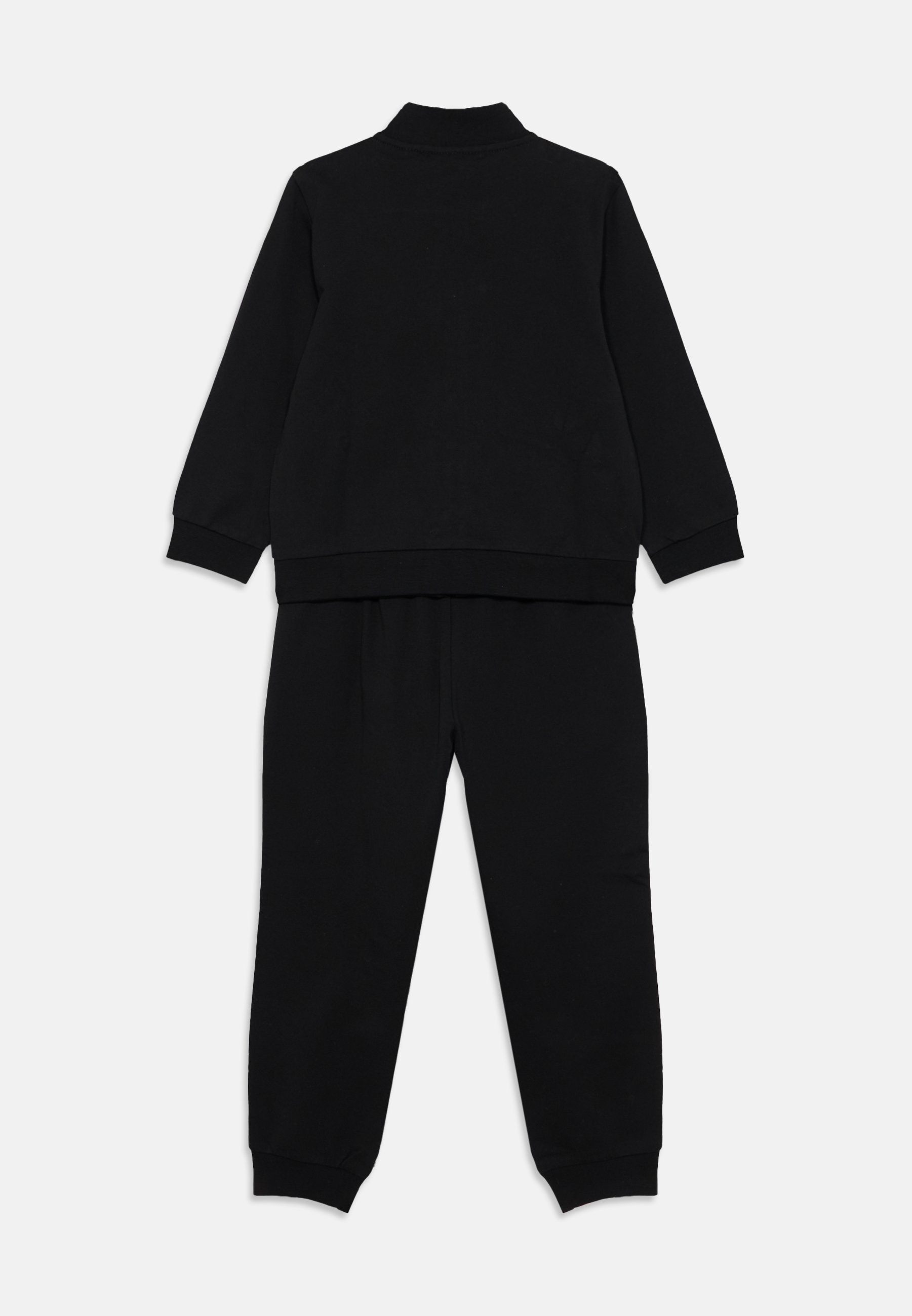 EA7 Emporio Armani UNISEX SET - Sweatshirt met rits - zwart/goudkleurig