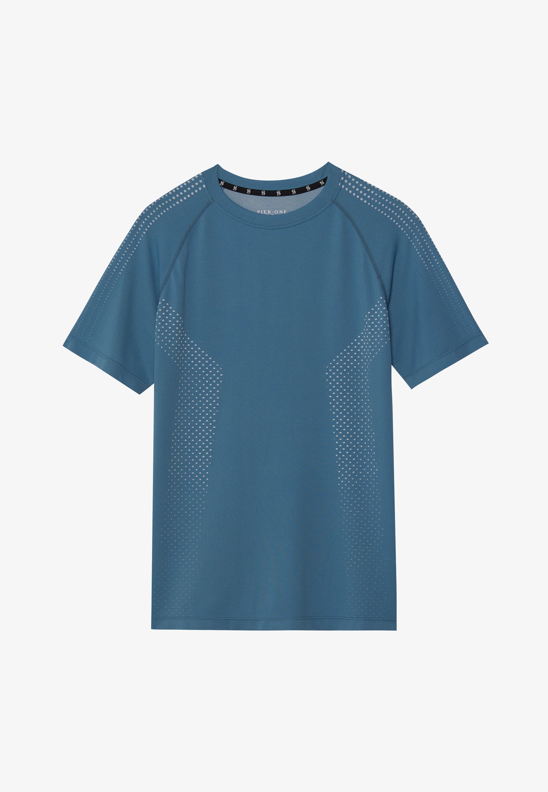 T-shirt de sport Pier One Sport à manches courtes sans coutures - bleu sarcelle