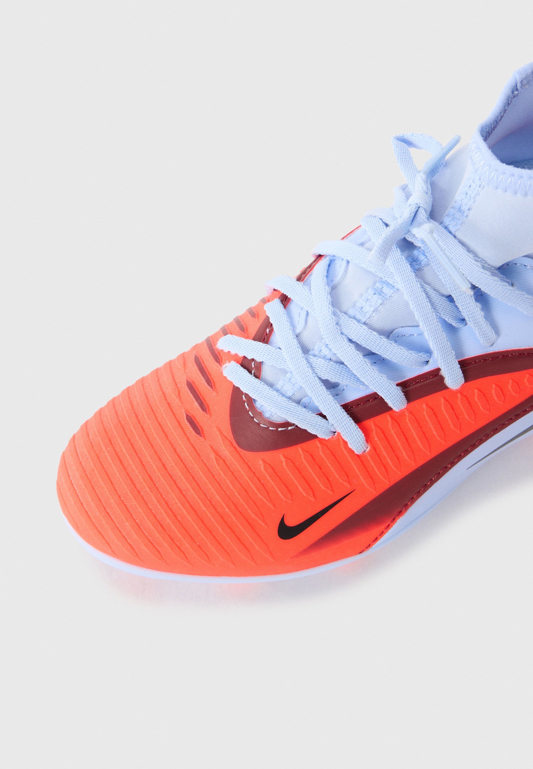 Nike Performance PHANTOM 6 HIGH CLUB UNISEX - Fotballsko for fast underlag - royal tint/brt crimson