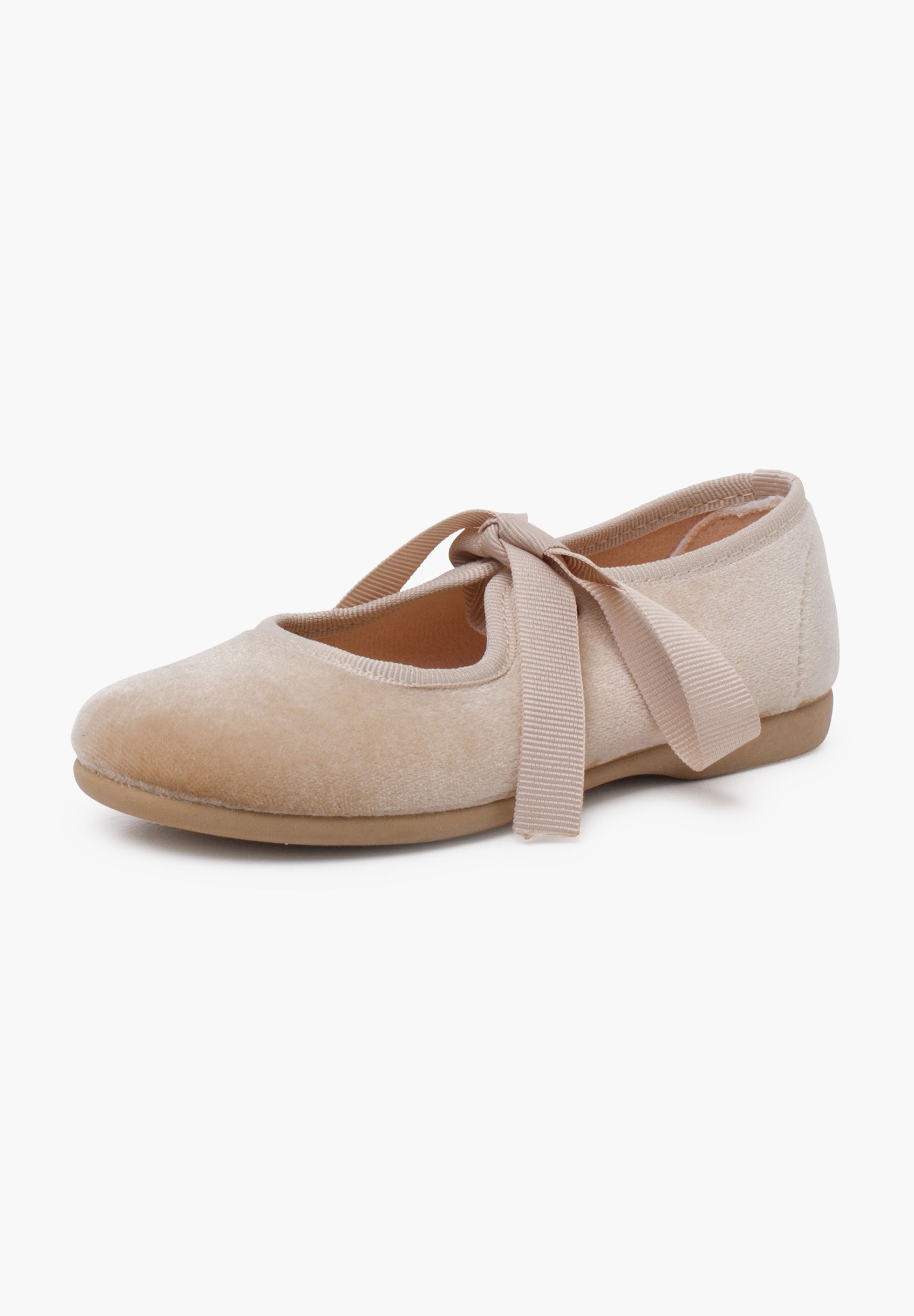 Balerini Pisamonas cu bareta la gleznă - bej