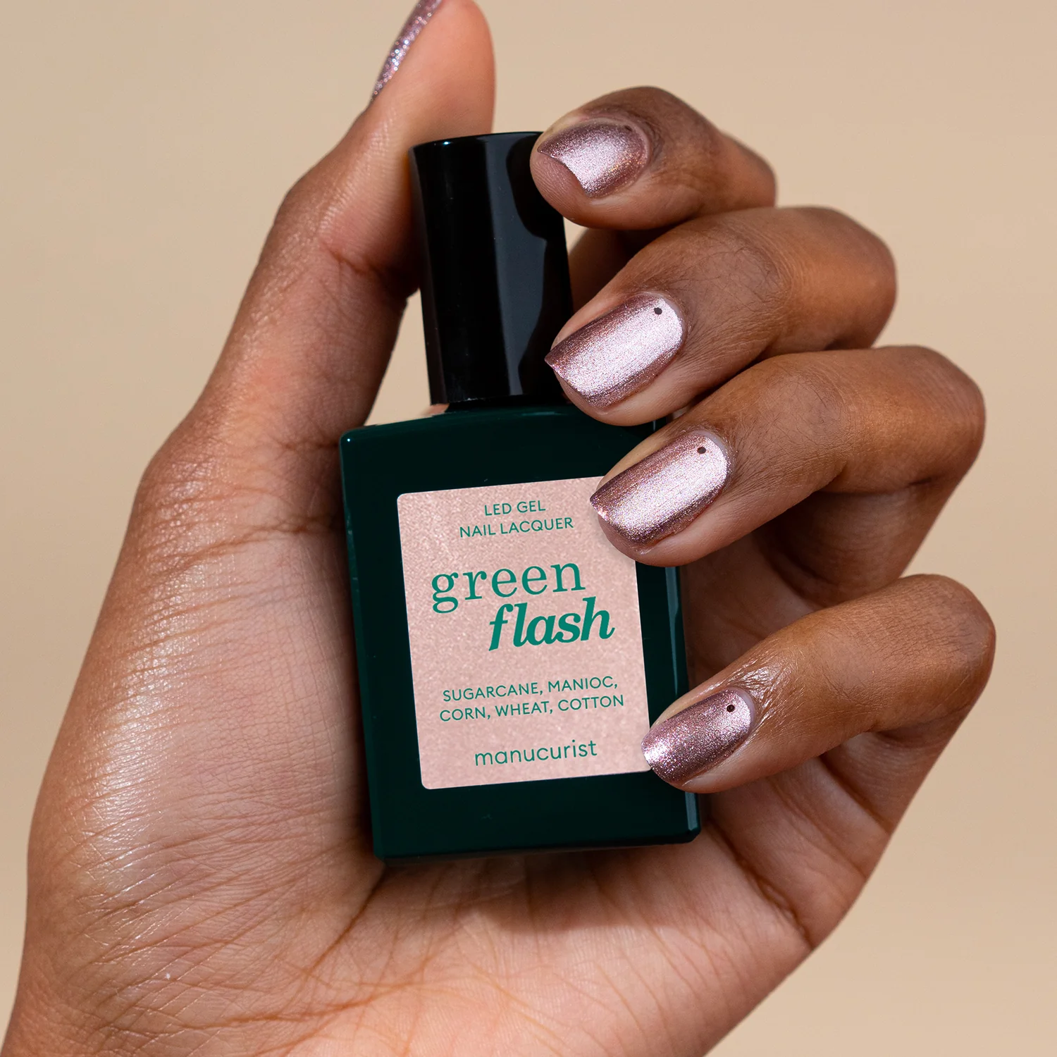 Semi-permanent LED Green Flash™ - 15 ml Cosmic Rose