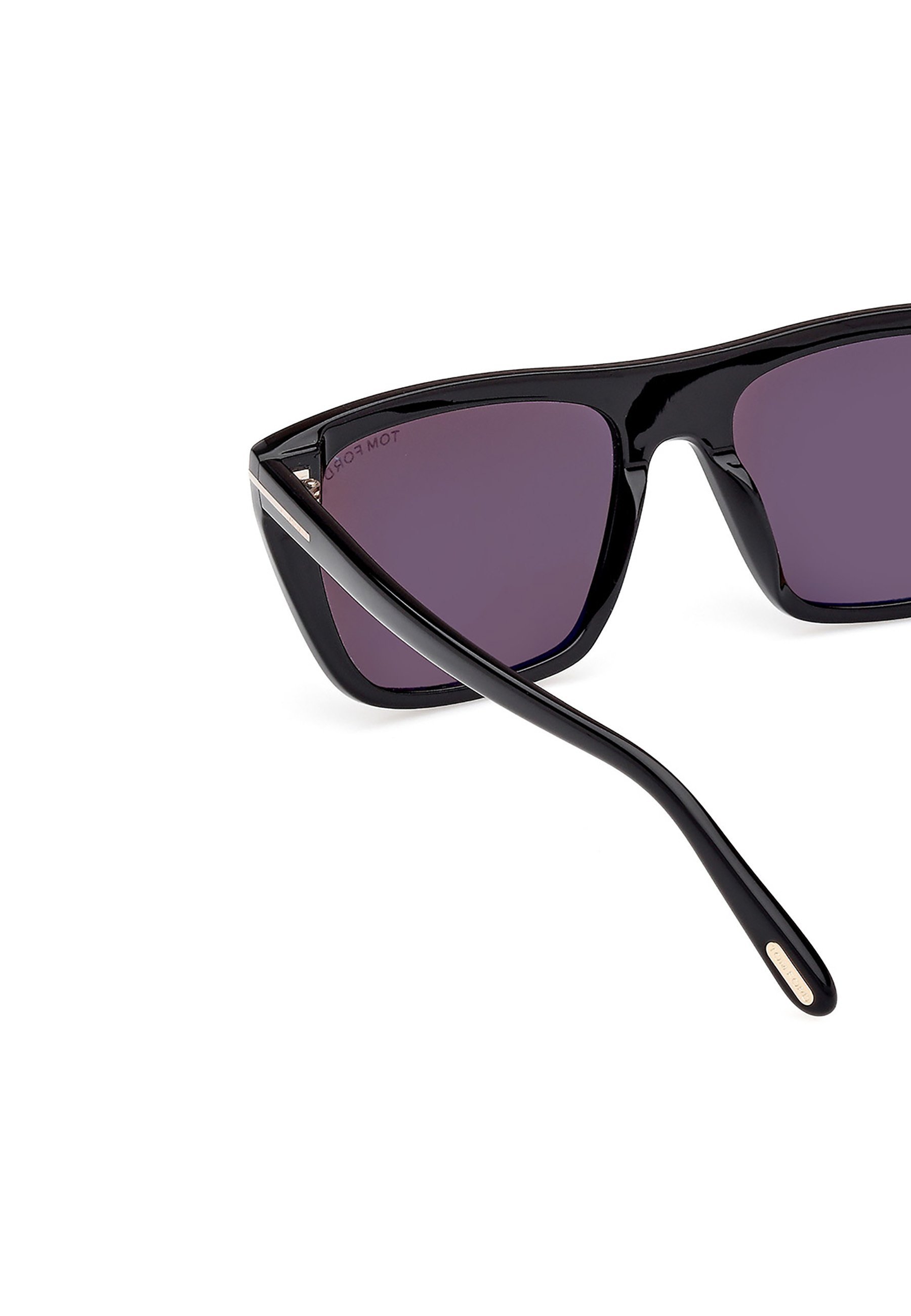 Lunettes de soleil Tom Ford - noir brillant gris fumé