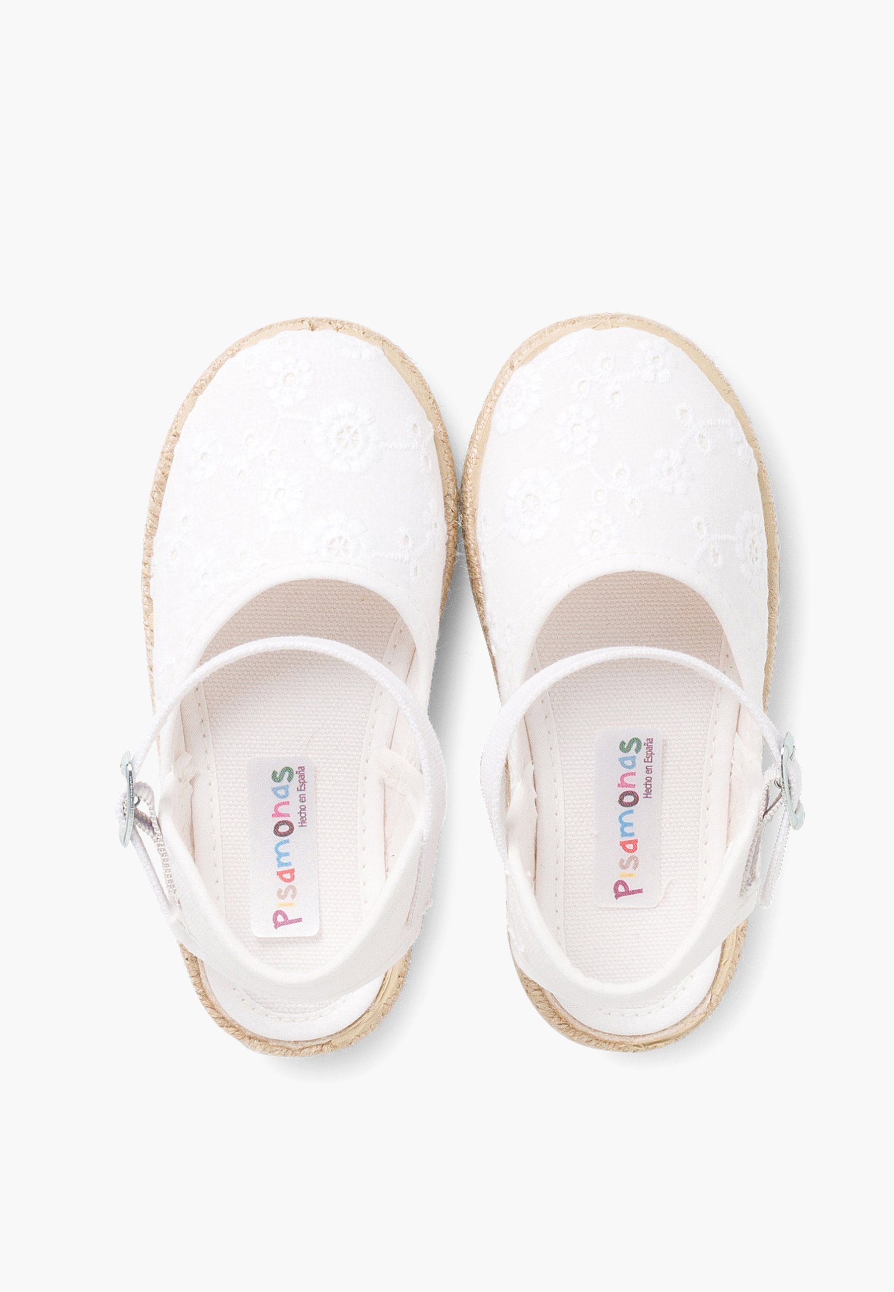 Pisamonas Ankle strap balletipumbad - blanco