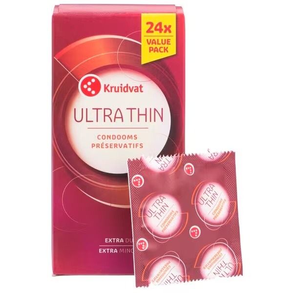 Ultra tanki kondomi Kruidvat<br>Medicinski pripomoček - 24 kosov