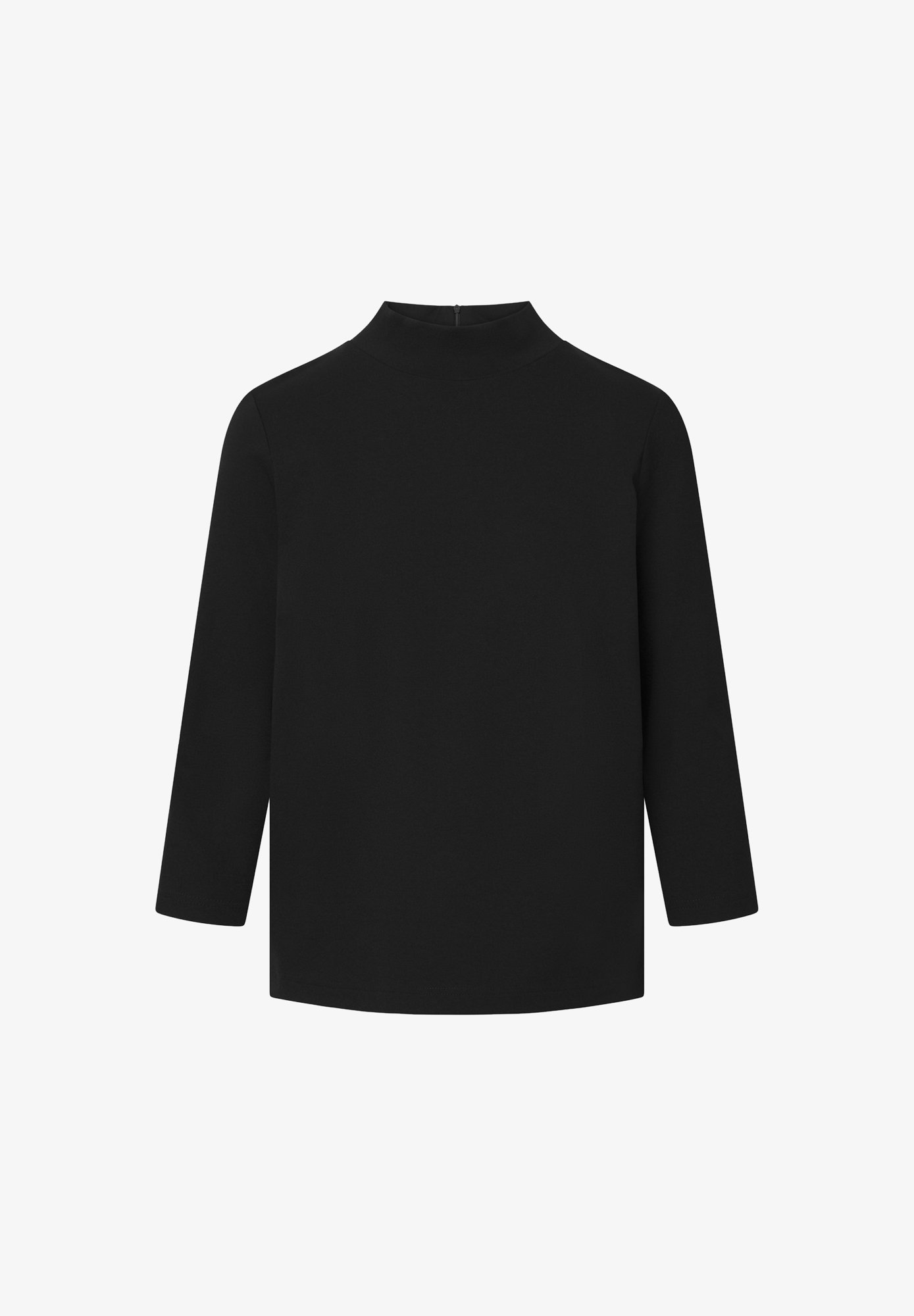 Jascha Stockholm PUNTA MOCK NECK - Maglia a maniche lunghe - nera
