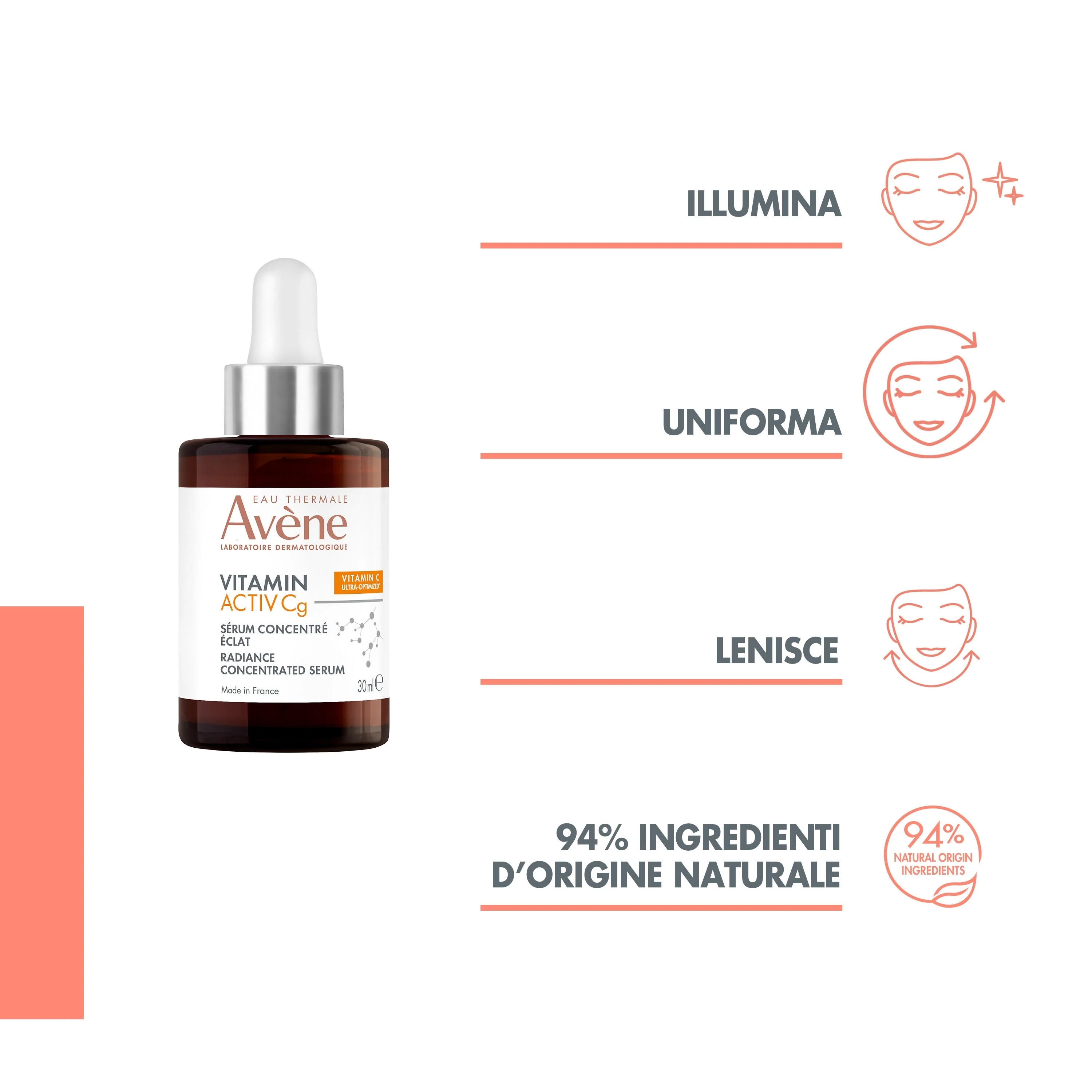Vitamin Activ Cg Siero Correttore Luminosità - Siero viso antirughe, Siero viso illuminante