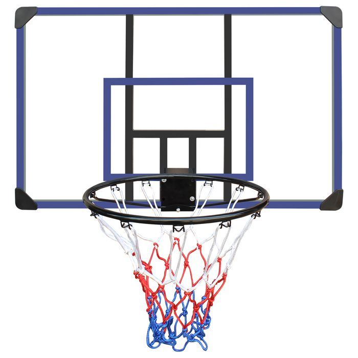 Aro de baloncesto de pared, 112 x 72 cm, para uso diario, FloraGrace