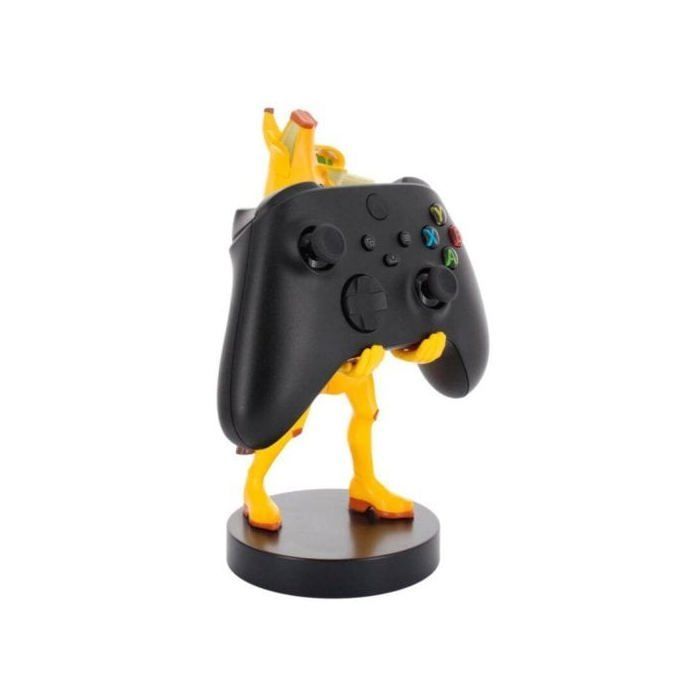 Figurine Fortnite Peely - EXQUISITE GAMING - Cable Guys - Support écouteurs, smartphone ou petit accessoire - 20 cm