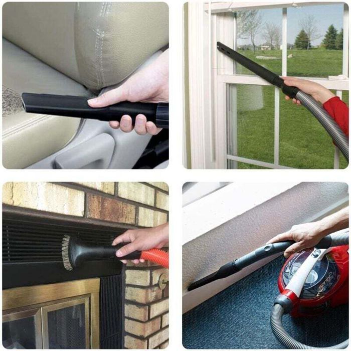Accesorios para aspiradoras ZOR® - 6 piezas - 32 mm de diámetro - Compatible con Karcher - Compatible con Rowenta