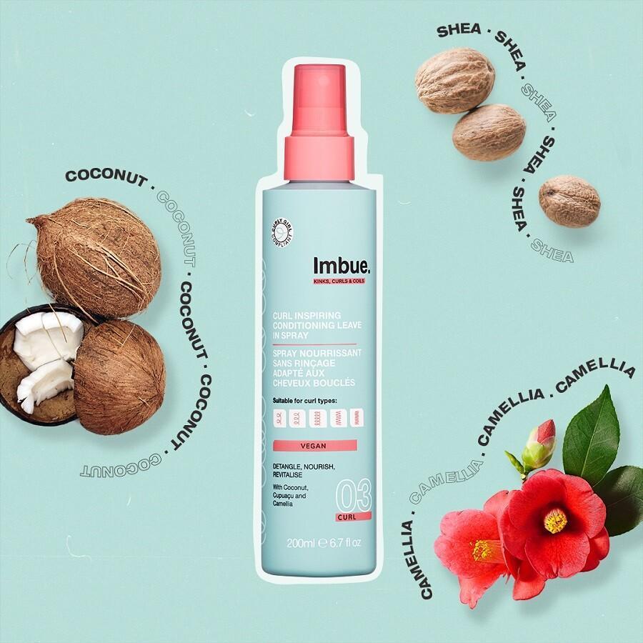 IMBUE. Balzam brez izpiranja Curlinspiring balzam brez izpiranja v spreju - 200 ml