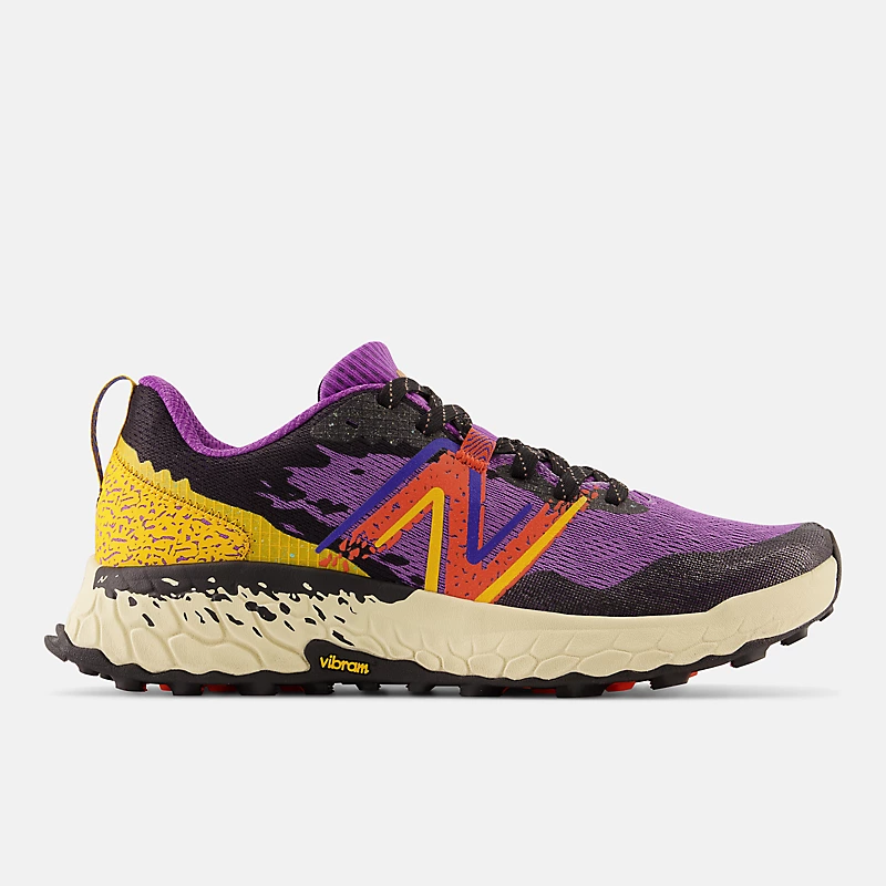 Fresh Foam X Hierro v7 für Herren – Mystic Purple mit Schwarz und Sonnenblume