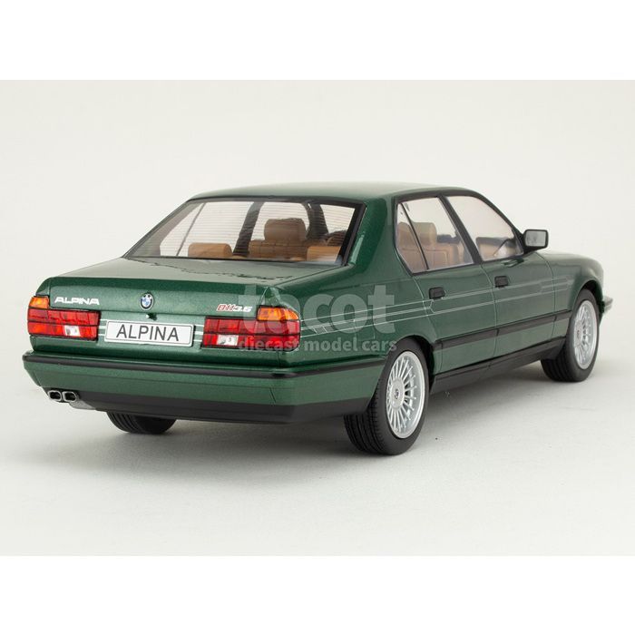 Miniature collectible car - BMW Alpina B11 / E32 3.5 1992 - 1/18 scale - Assembled metal - Green