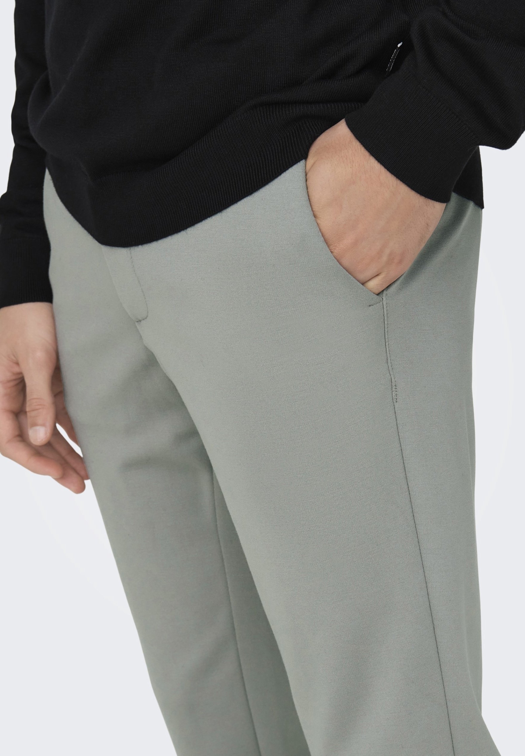 Pantalon chino Only & Sons - gris
