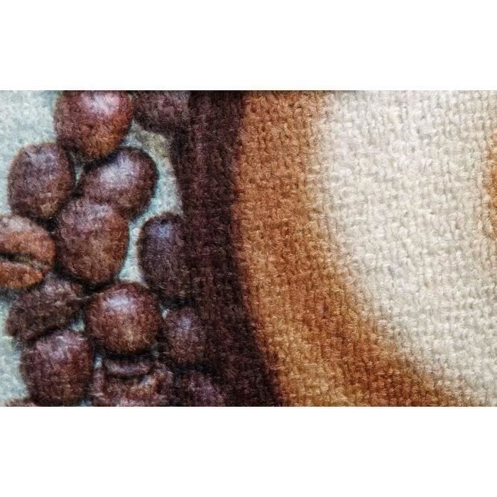 Tapete de cocina - IDMAT - Café - 50x80 cm - Rectangular - Otros diseños