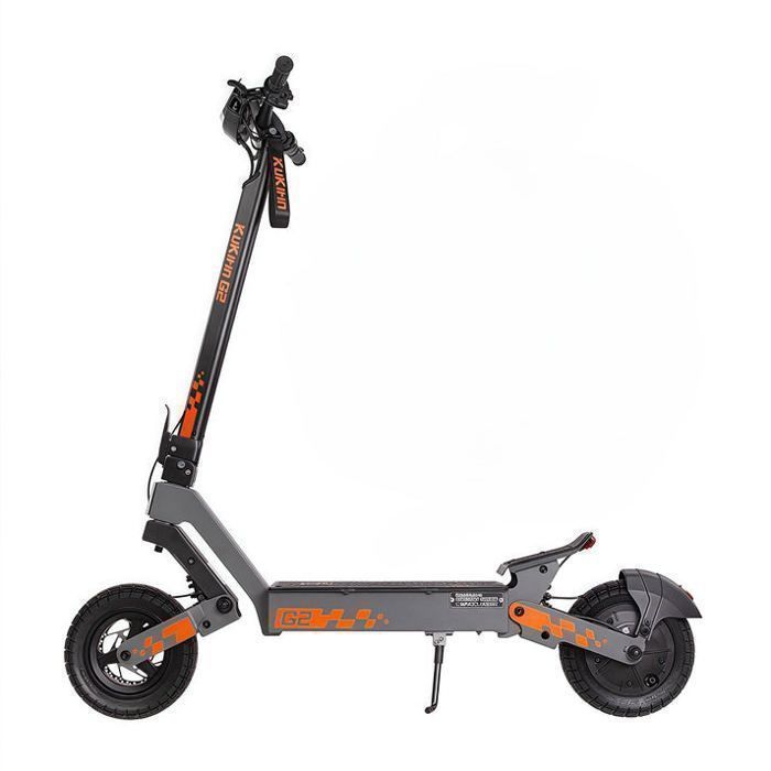 KUKIRIN G2 – Faltbarer Elektroroller – 10-Zoll-Räder – 1200-W-Motor – 48-V-15-Ah-Akku – 45 km/h – 55 km Reichweite – Schwarz