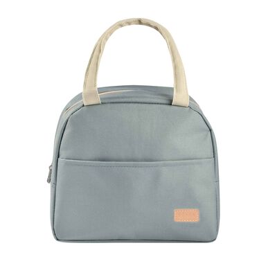 Bolsa isotérmica Béaba con asas, color verde salvia, 1 unidad.