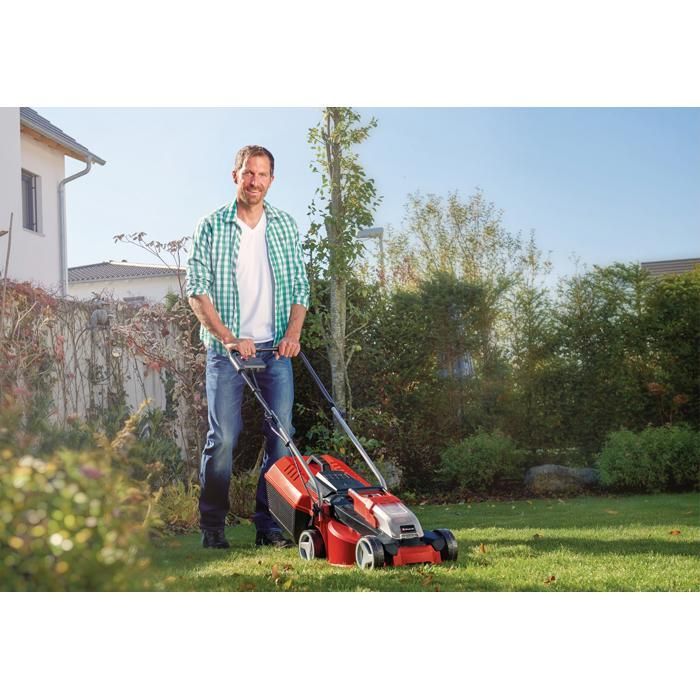 Einhell GE-CM 18/30 Li Cordless Lawnmower Kit PXC (18V, 150 m²) Supplied with 3.0 Ah Battery and Charger