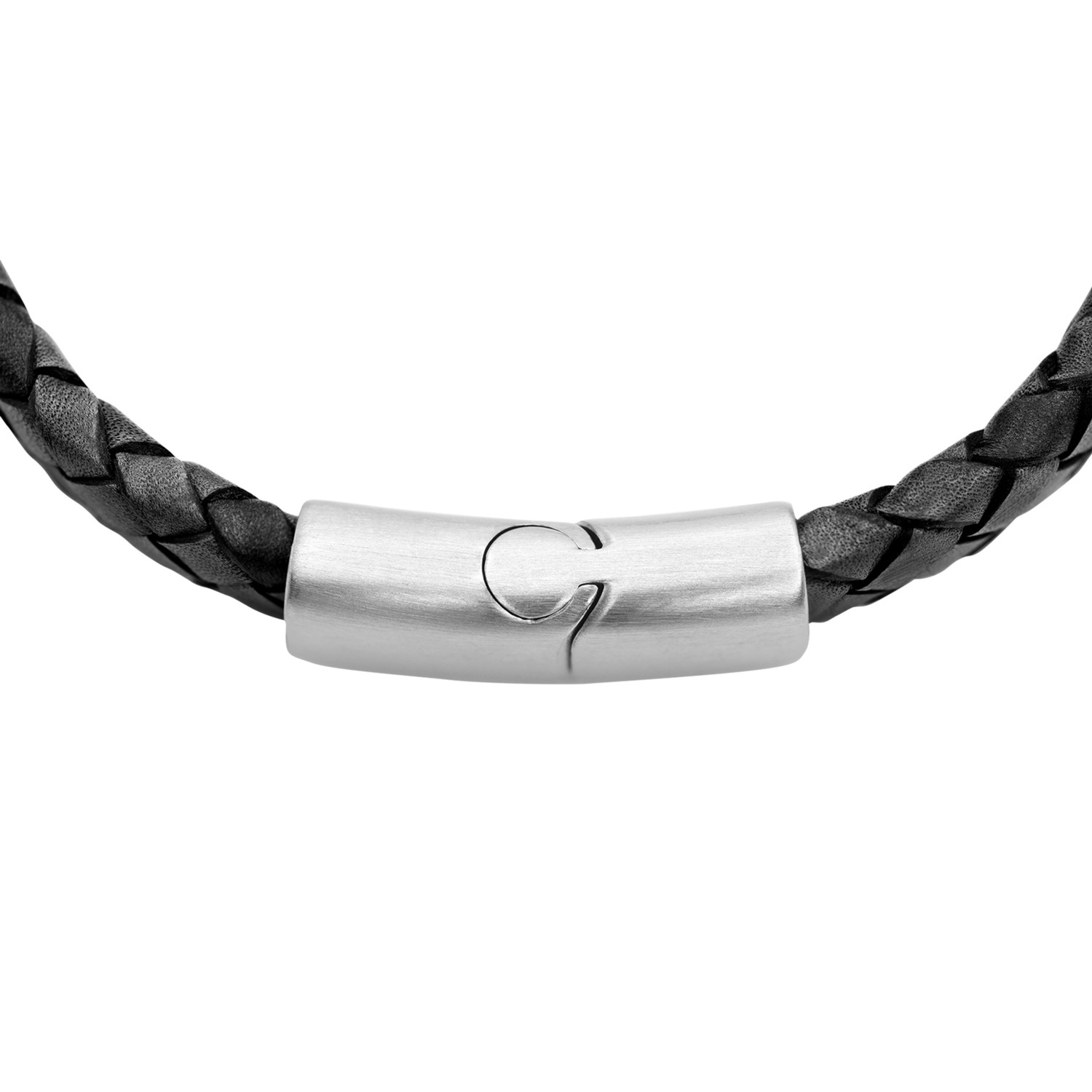 Heideman Bracelet en cuir Mika noir