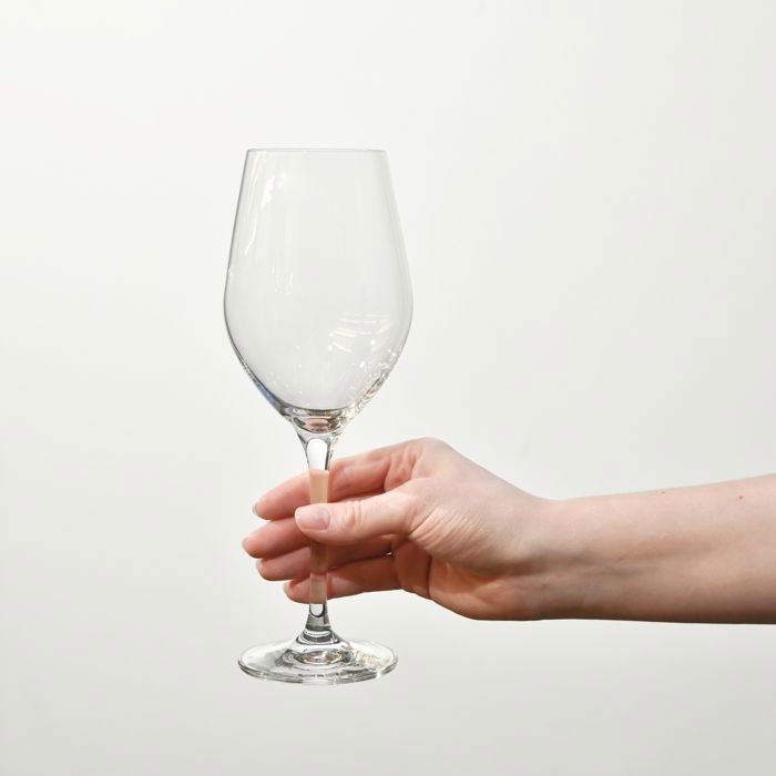 Taça de Vinho Tinto de Cristal Pequena Krosno - Conjunto de 6 Taças - 460 ml - Coleção Splendour - Pode ser lavada na máquina de lavar louça