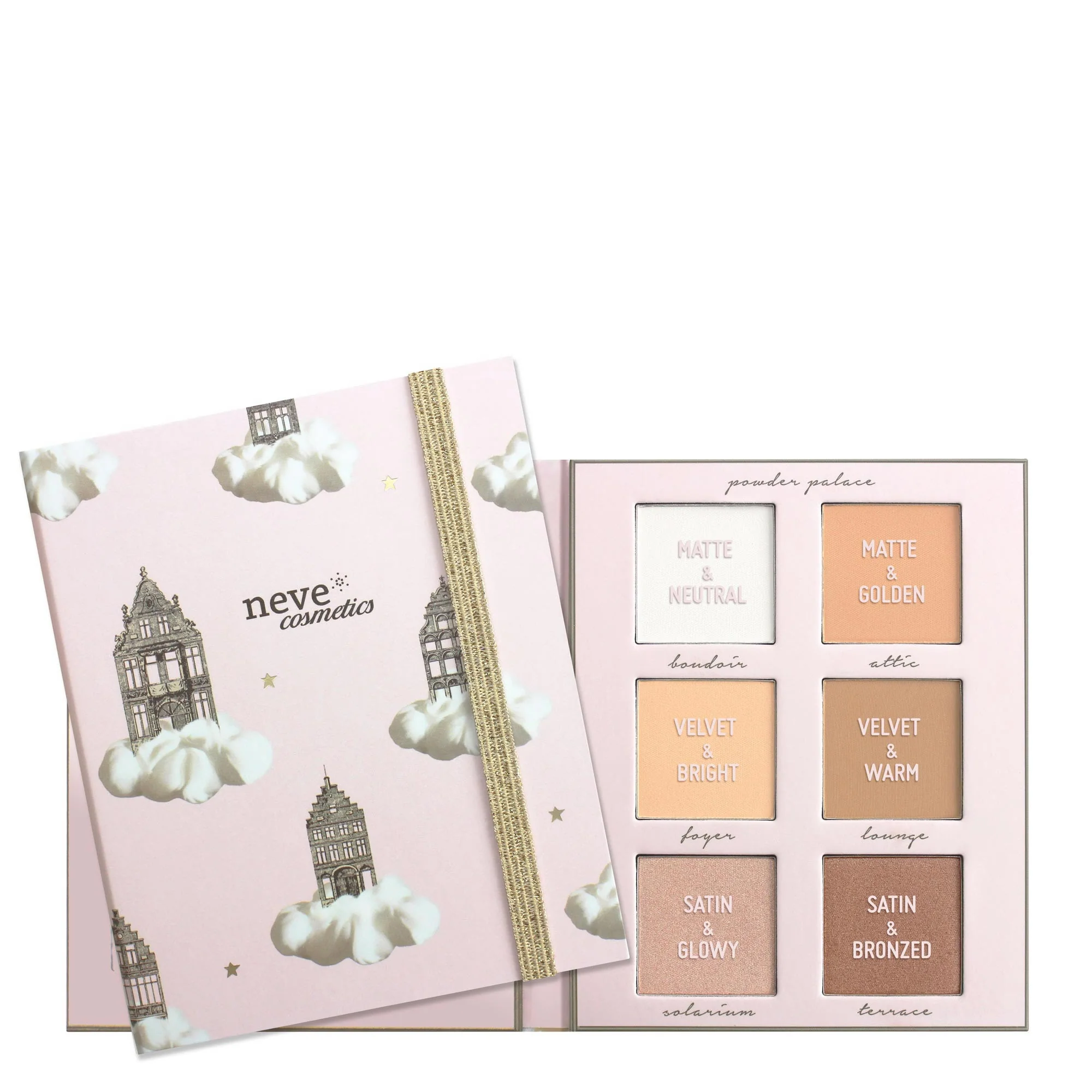 Incarnato Powder Palace Palette - Palette viso, Cipria compatta