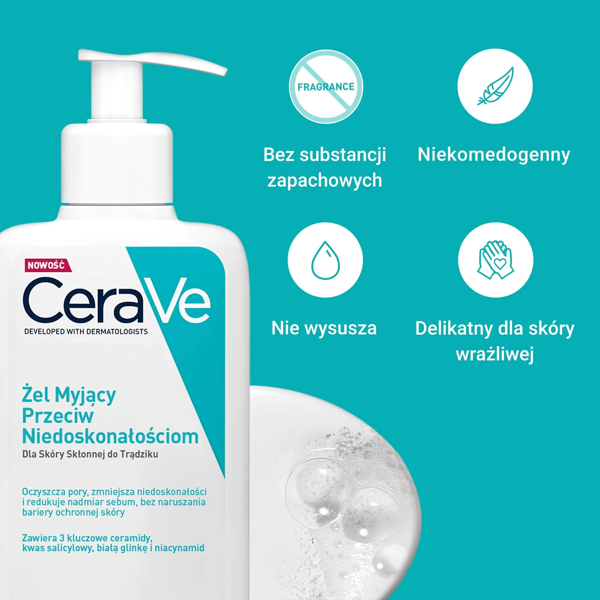 CeraVe Żel myjący przeciw niedoskonałościom