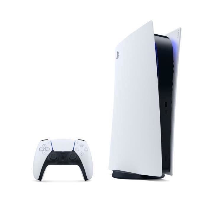 SONY Console PS5 Blanche Digital Edition 825 Go (2020) - Reconditionné - Etat correct